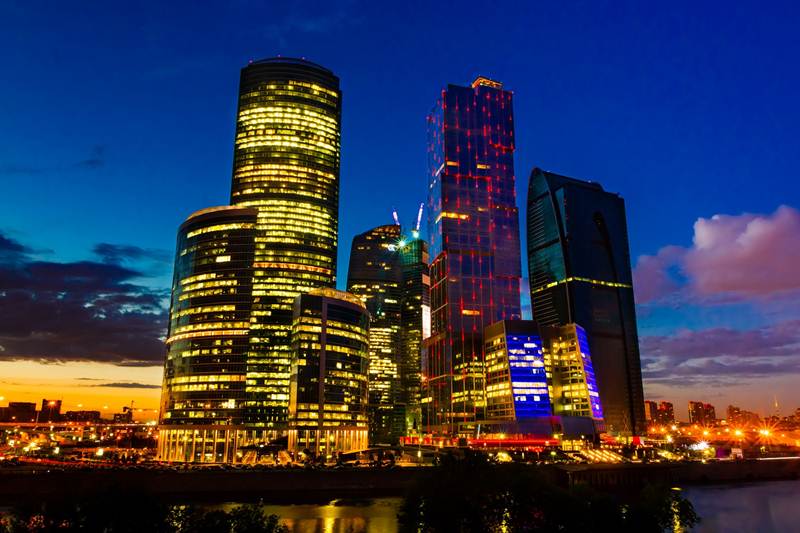 Moscú nocturno - Moscou de noite