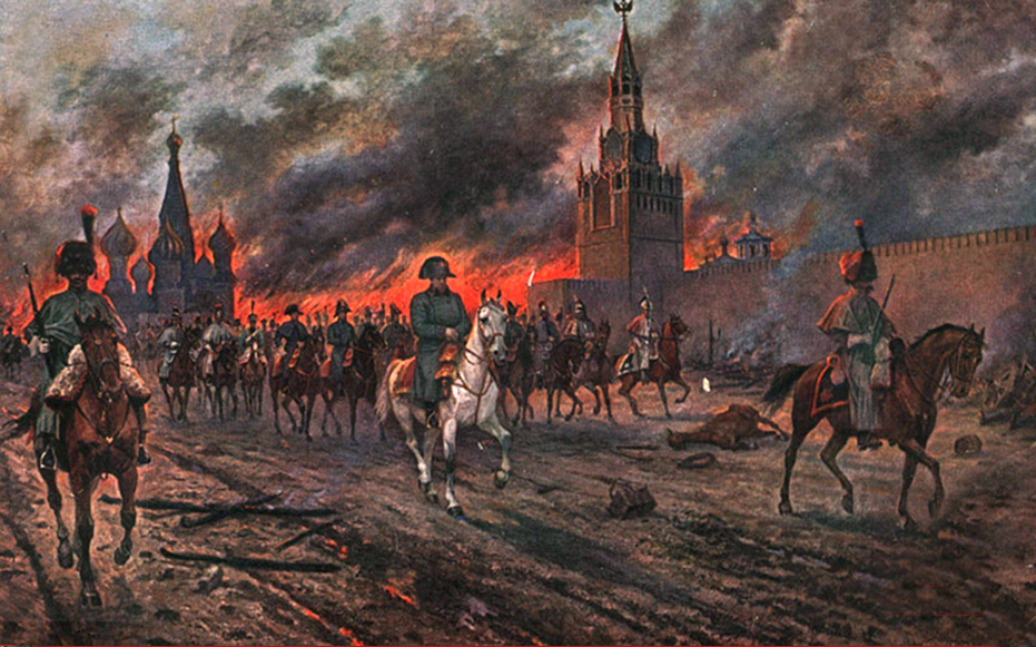 Napoleón en el Kremlin_Napoleão no Kremlin